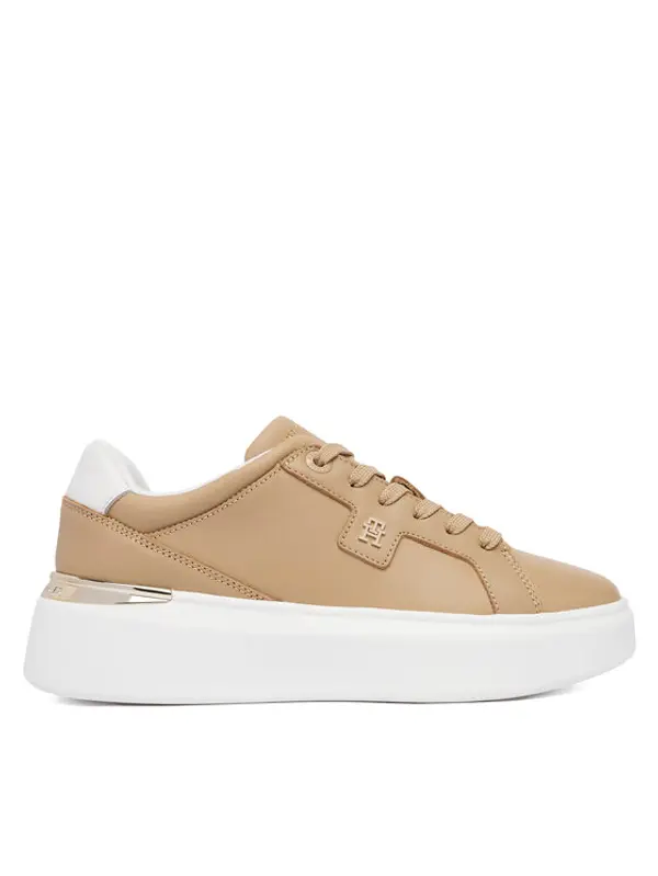 Tommy Hilfiger Tommy Hilfiger Tenisice Th Chic Platform FW0FW09396 Smeđa