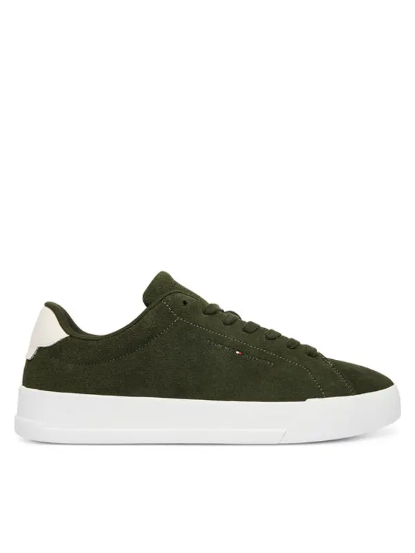 Tommy Hilfiger Tommy Hilfiger Tenisice Th Court Core Suede FM0FM05716 Zelena