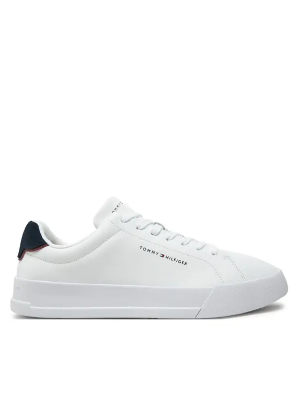 Tommy Hilfiger Tommy Hilfiger Tenisice Th Court Lth Detail Ess FM0FM05367 Bijela