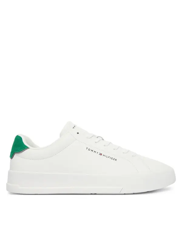 Tommy Hilfiger Tommy Hilfiger Tenisice Th Court Lth Detail Ess FM0FM05367 Bijela