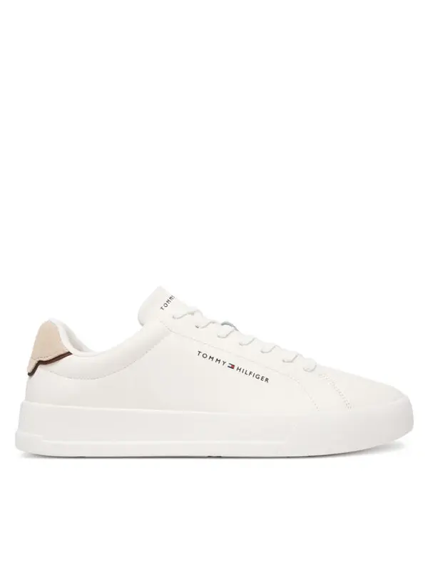 Tommy Hilfiger Tommy Hilfiger Tenisice Th Court Lth Detail Ess FM0FM05367 Bijela