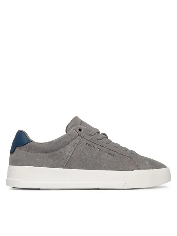 Tommy Hilfiger Tommy Hilfiger Tenisice Th Court Suede FM0FM05824 Siva