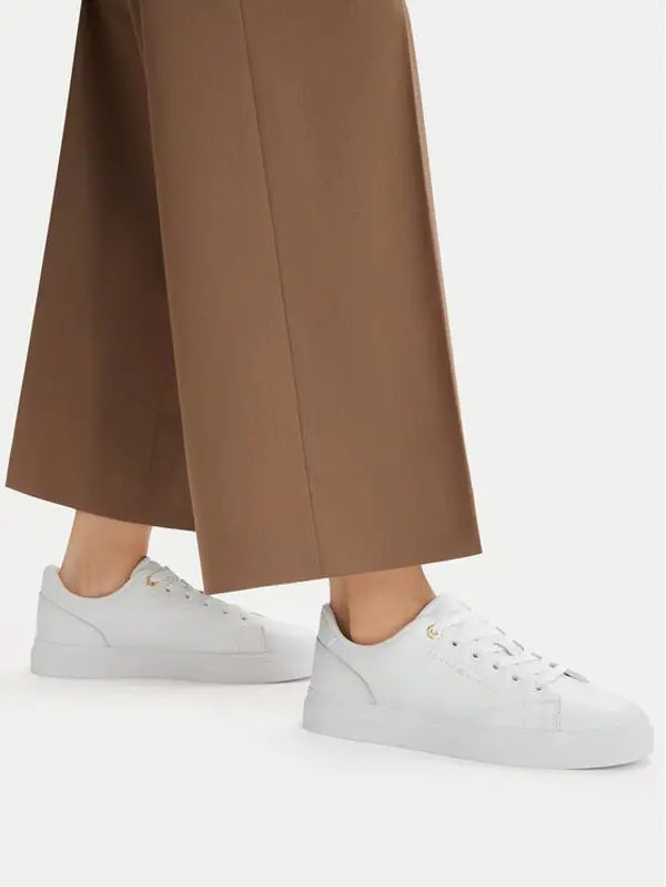 Tommy Hilfiger Tommy Hilfiger Tenisice Th Feminine Cupsole Leather FW0FW09105 Bijela