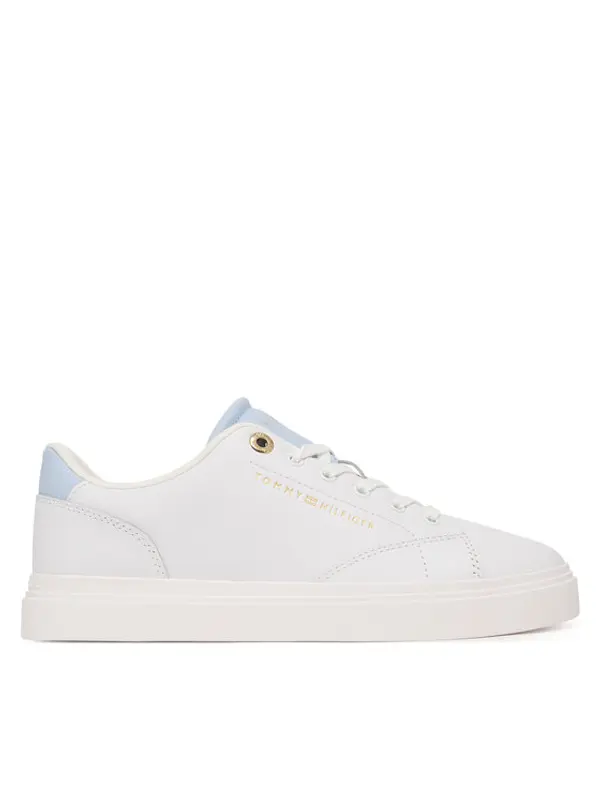 Tommy Hilfiger Tommy Hilfiger Tenisice Th Feminine Cupsole Leather FW0FW09105 Bijela