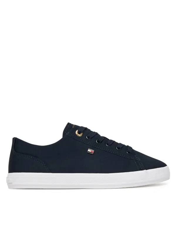 Tommy Hilfiger Tommy Hilfiger Tenisice Th Foxing Sneaker Canvas FW0FW09170 Tamnoplava