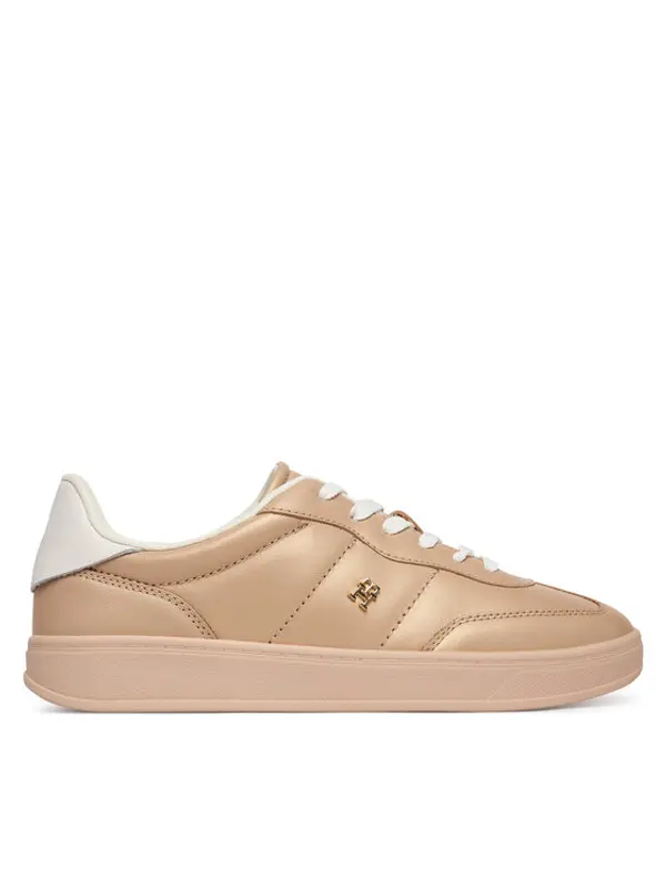Tommy Hilfiger Tommy Hilfiger Tenisice Th Heritage Shiny Sneaker FW0FW09179 Bež