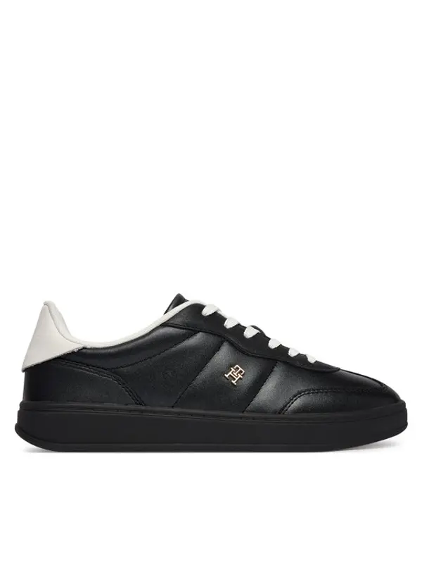 Tommy Hilfiger Tommy Hilfiger Tenisice Th Heritage Shiny Sneaker FW0FW09179 Crna