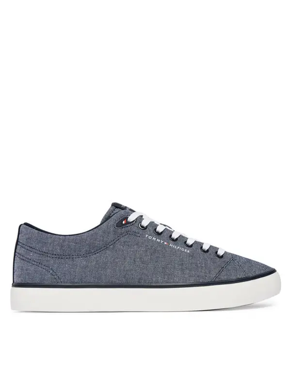 Tommy Hilfiger Tommy Hilfiger Tenisice Th Hi Vulc Core Low Chambray FM0FM05818 Plava