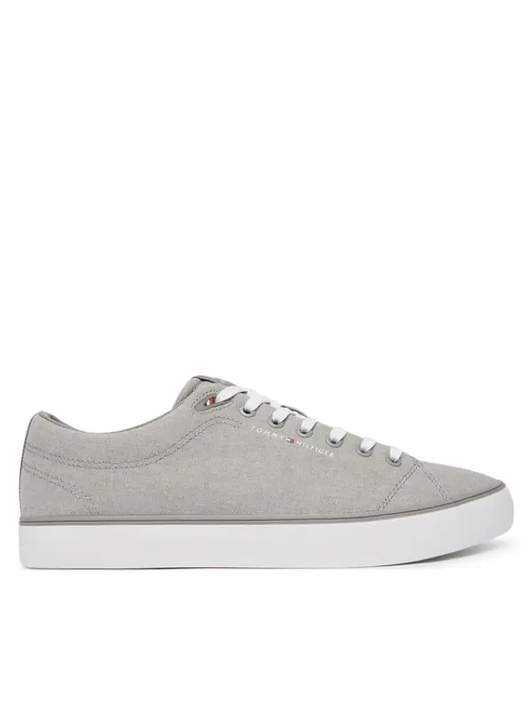 Tommy Hilfiger Tommy Hilfiger Tenisice Th Hi Vulc Core Low Chambray FM0FM05818 Siva