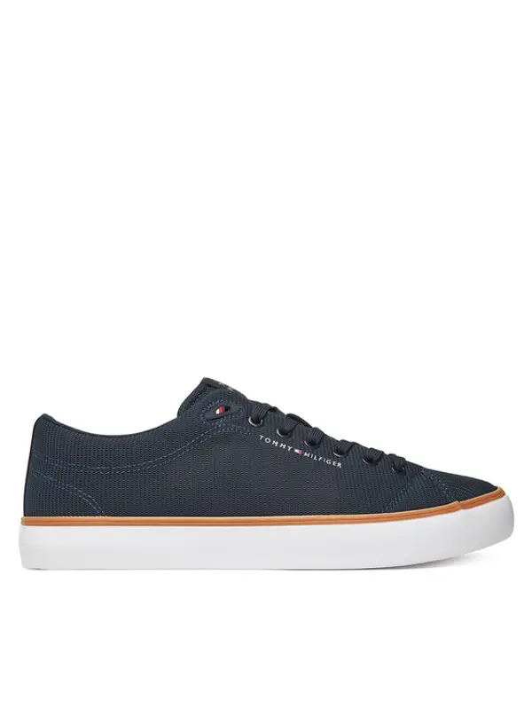 Tommy Hilfiger Tommy Hilfiger Tenisice Th Hi Vulc Core Low Ii Mesh FM0FM05513 Tamnoplava