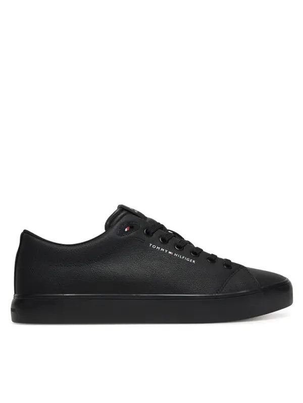 Tommy Hilfiger Tommy Hilfiger Tenisice Th Hi Vulc Core Low Lth Ii Ess FM0FM05511 Crna