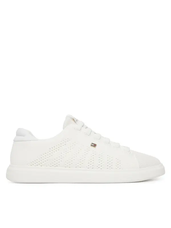 Tommy Hilfiger Tommy Hilfiger Tenisice Th Icon Light Knit Sneaker FW0FW09401 Bijela