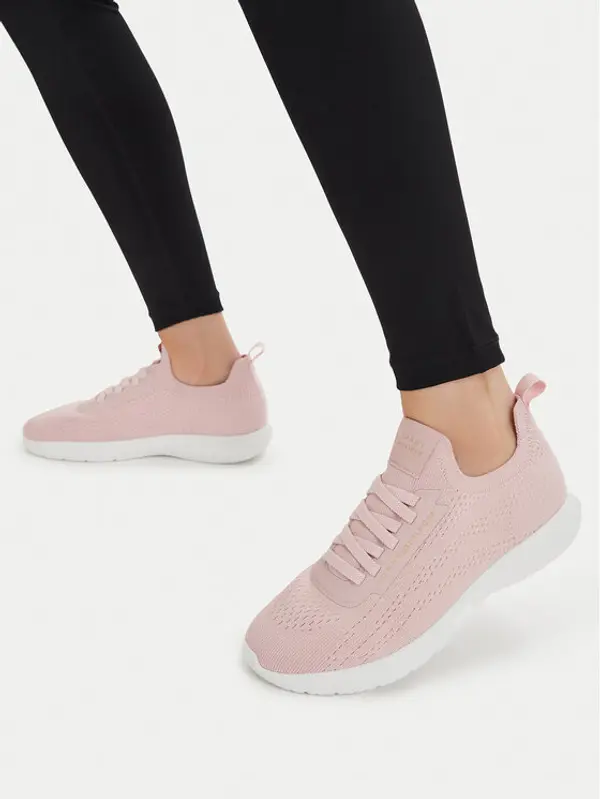 Tommy Hilfiger Tommy Hilfiger Tenisice Th Knit Extralight Runner FW0FW09112 Svijetlo bež