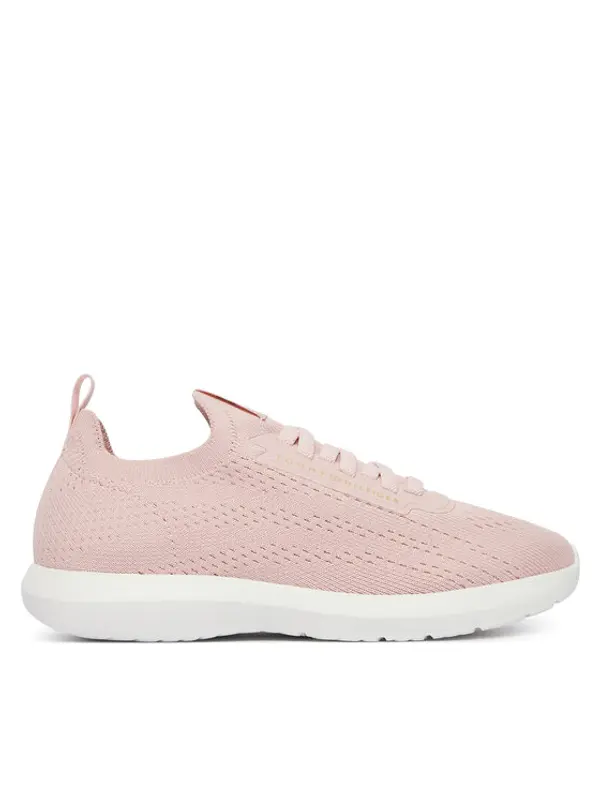Tommy Hilfiger Tommy Hilfiger Tenisice Th Knit Extralight Runner FW0FW09112 Svijetlo bež