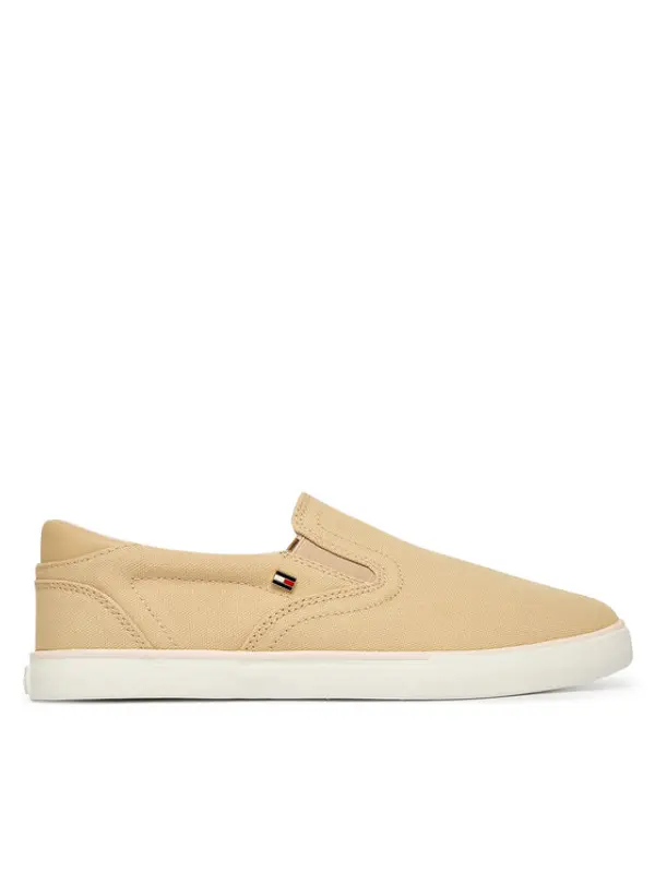 Tommy Hilfiger Tommy Hilfiger Tenisice Th Low Profile Slip On FW0FW09103 Bež