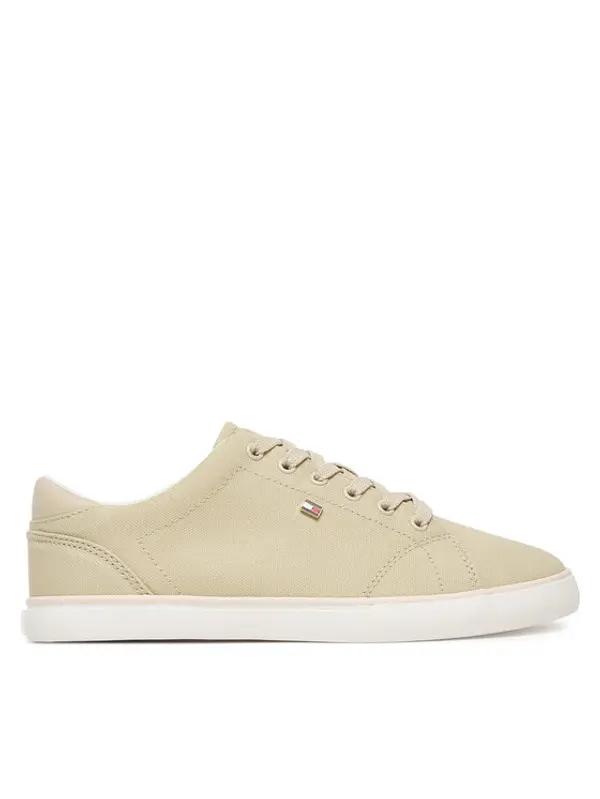 Tommy Hilfiger Tommy Hilfiger Tenisice Th Low Profile Vulc Canvas FW0FW09102 Bež