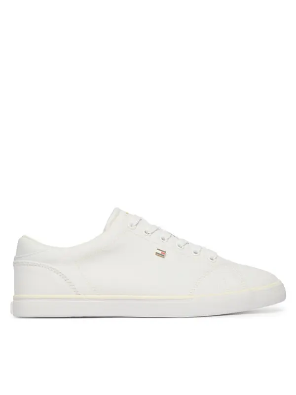Tommy Hilfiger Tommy Hilfiger Tenisice Th Low Profile Vulc Canvas FW0FW09102 Bijela
