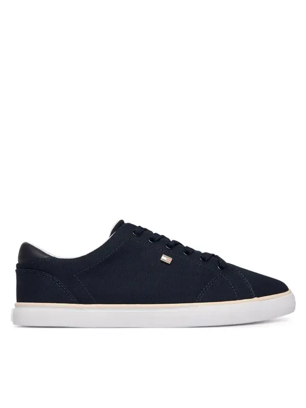 Tommy Hilfiger Tommy Hilfiger Tenisice Th Low Profile Vulc Canvas FW0FW09102 Tamnoplava