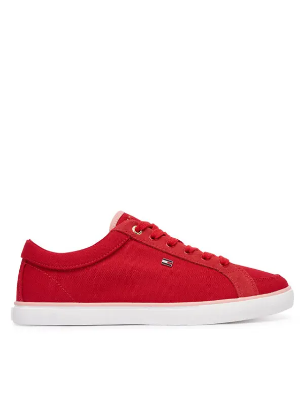 Tommy Hilfiger Tommy Hilfiger Tenisice Th Low Vulc FW0FW09390 Crvena