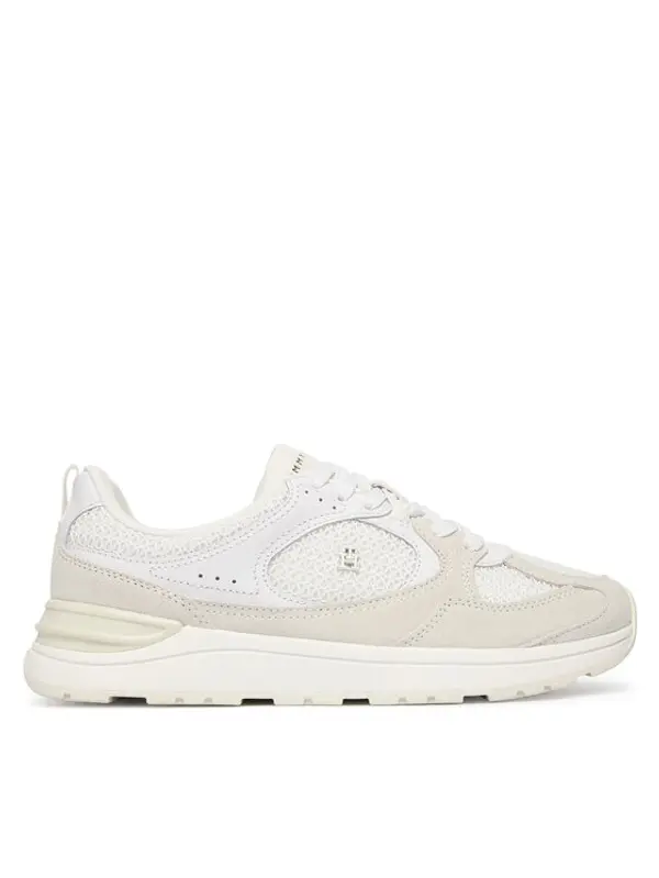 Tommy Hilfiger Tommy Hilfiger Tenisice Th Mix Material Runner FW0FW09306 Bijela