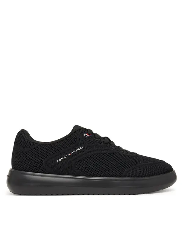 Tommy Hilfiger Tommy Hilfiger Tenisice Th Modern Lightcup Knit FM0FM05886 Crna