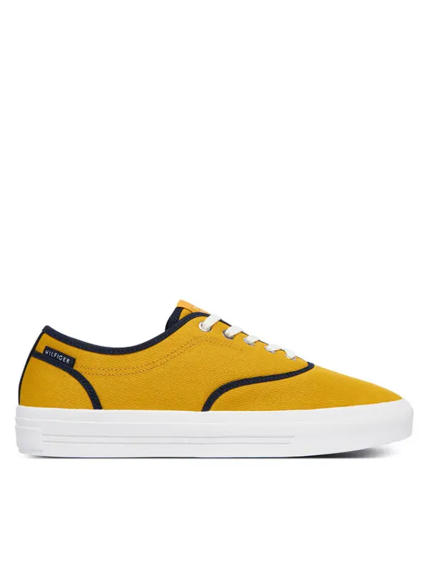 Tommy Hilfiger Tommy Hilfiger Tenisice Th Vulc Cup Long Lace Canvas FM0FM05874 Žuta