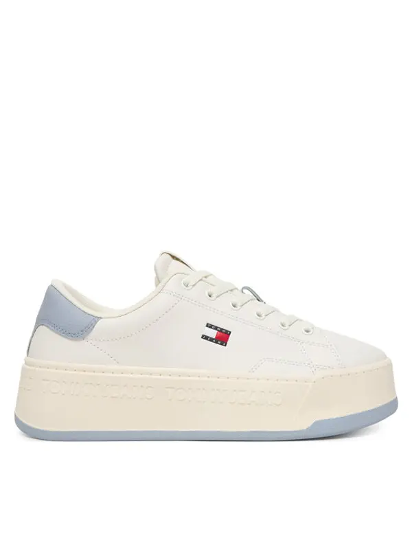Tommy Hilfiger Tommy Hilfiger Tenisice Tjw Script Cupsole Flatform EN0EN02961 Écru