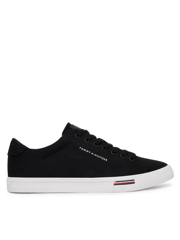 Tommy Hilfiger Tommy Hilfiger Tenisice Vulc Core Rwb Long Lace Cvs FM0FM05813 Crna