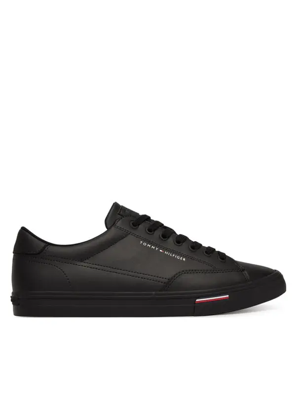 Tommy Hilfiger Tommy Hilfiger Tenisice Vulc Core Rwb Long Lace Lth FM0FM05814 Crna