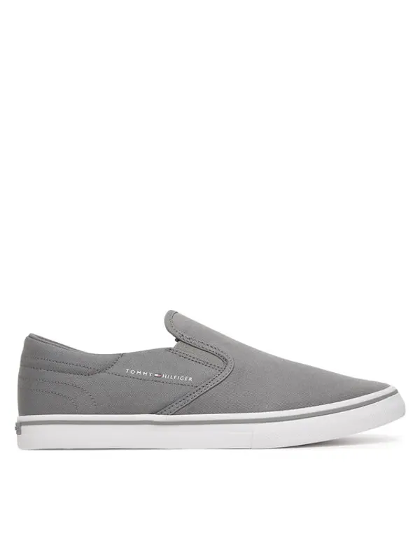 Tommy Hilfiger Tommy Hilfiger Tenisice Vulc Core Slip On FM0FM05689 Siva