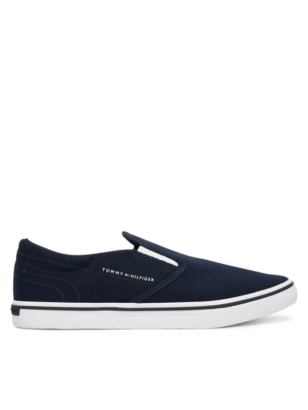 Tommy Hilfiger Tommy Hilfiger Tenisice Vulc Core Slip On FM0FM05689 Tamnoplava