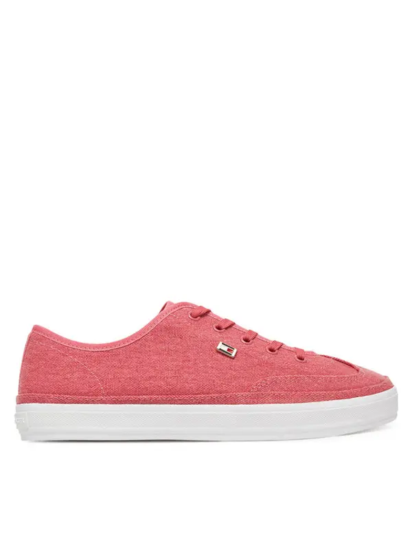 Tommy Hilfiger Tommy Hilfiger Tenisice Washed Canvas Vulc Sneaker FW0FW08894 Ružičasta