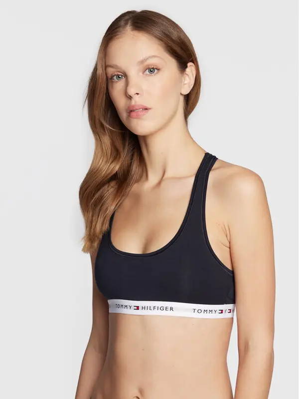 Tommy Hilfiger Tommy Hilfiger Top grudnjak UW0UW03820 Tamnoplava