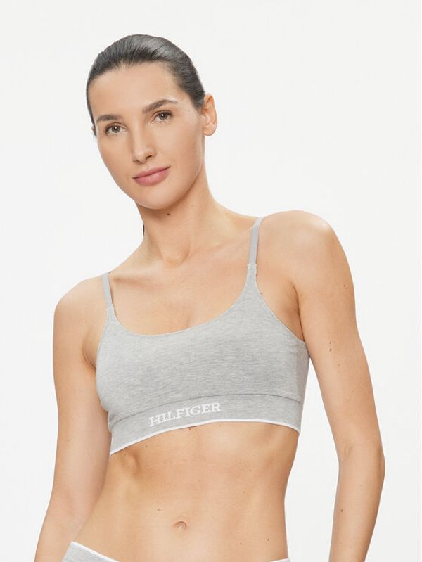 Tommy Hilfiger Tommy Hilfiger Top grudnjak UW0UW04740 Siva