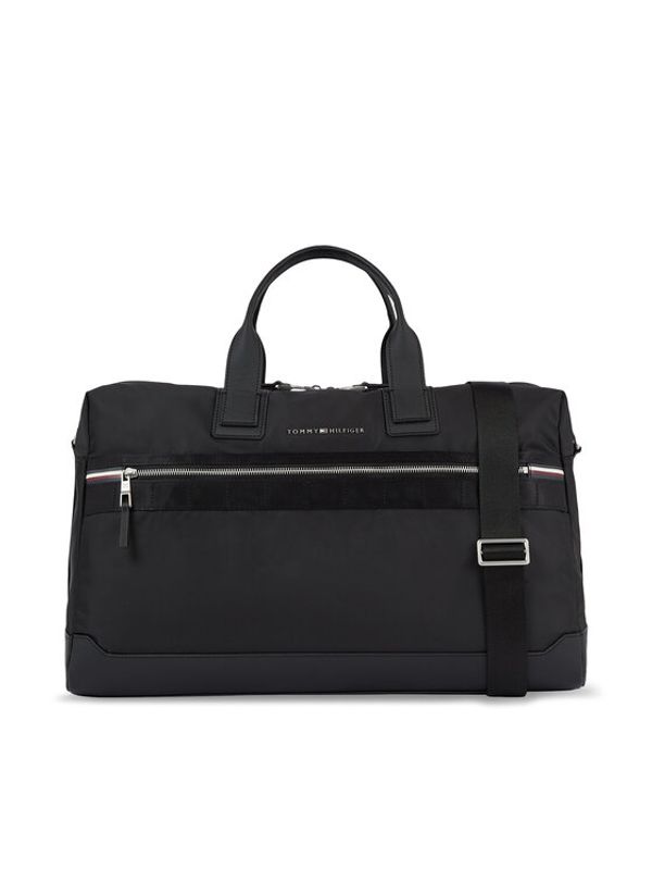 Tommy Hilfiger Tommy Hilfiger Torba Th Elevated Nylon Duffle AM0AM11571 Crna