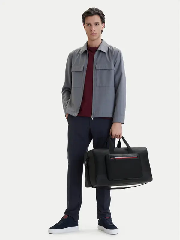 Tommy Hilfiger Tommy Hilfiger Torba Th Foundation Duffle AM0AM14160 Crna