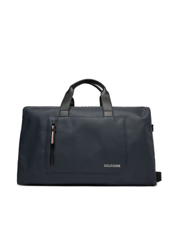 Tommy Hilfiger Tommy Hilfiger Torba Th Pique Duffle AM0AM11779 Tamnoplava