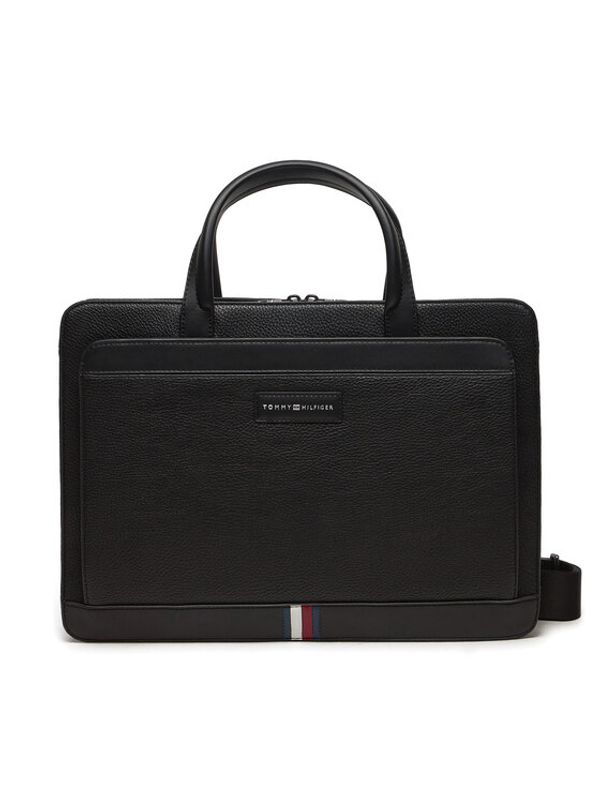 Tommy Hilfiger Tommy Hilfiger Torba za laptop Th Business Slim AM0AM12710 Crna
