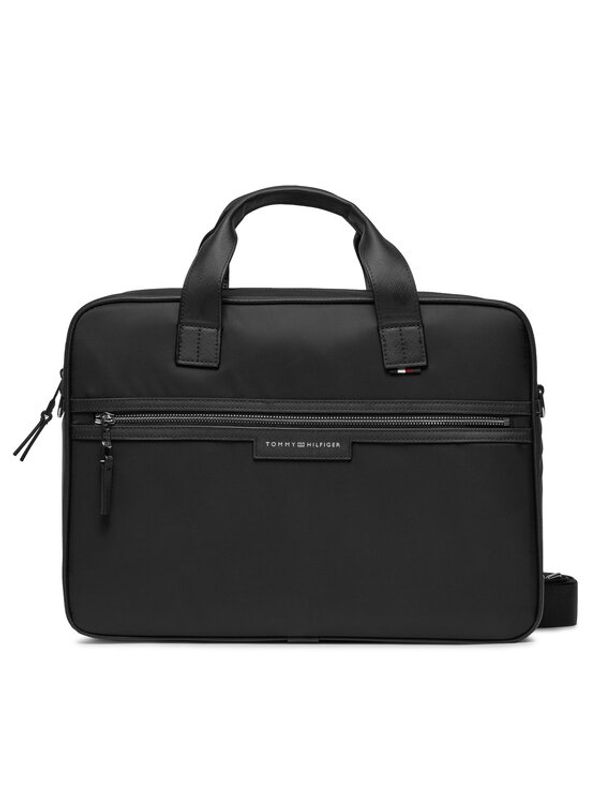 Tommy Hilfiger Tommy Hilfiger Torba za laptop Th Urban Repreve Computer Bag AM0AM11836 Crna