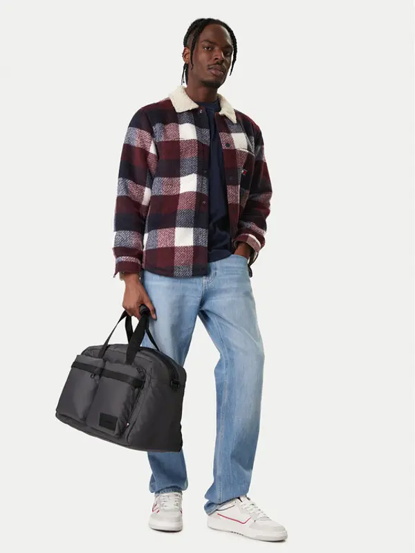 Tommy Hilfiger Tommy Hilfiger Torba za vikend Th Repreve Duffle AM0AM14008 Siva
