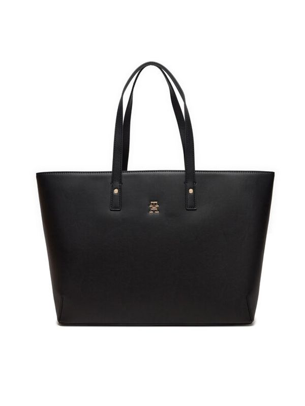 Tommy Hilfiger Tommy Hilfiger Torbica Chic Tote AW0AW16302 Crna