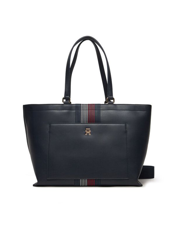 Tommy Hilfiger Tommy Hilfiger Torbica Distinct Tote Corp AW0AW16704 Tamnoplava