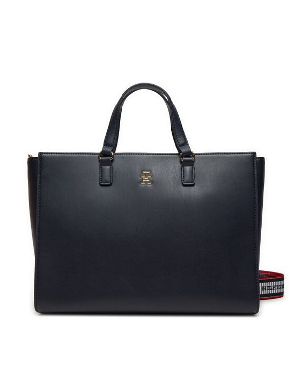 Tommy Hilfiger Tommy Hilfiger Torbica Fresh Satchel Corp AW0AW16684 Tamnoplava