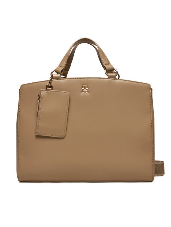 Tommy Hilfiger Tommy Hilfiger Torbica Monotype AW0AW17020 Bež