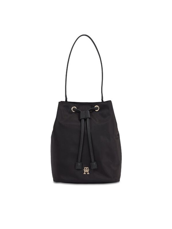 Tommy Hilfiger Tommy Hilfiger Torbica Poppy Bucket AW0AW15218 Crna