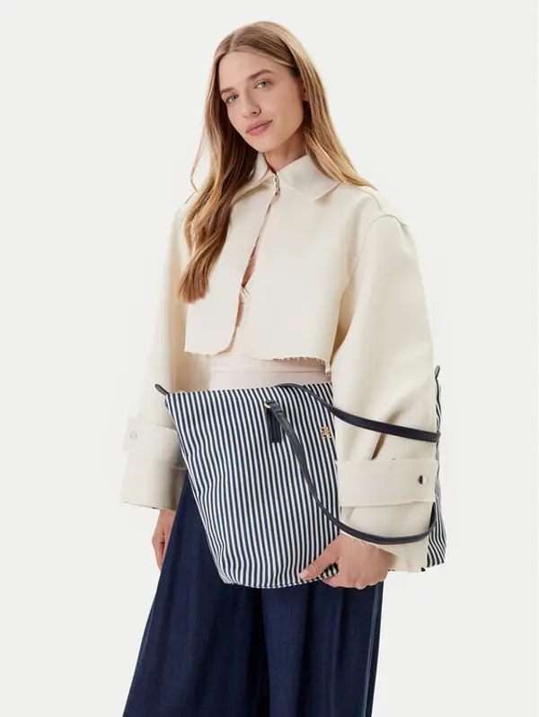 Tommy Hilfiger Tommy Hilfiger Torbica Poppy Summer Tote AW0AW17203 Tamnoplava