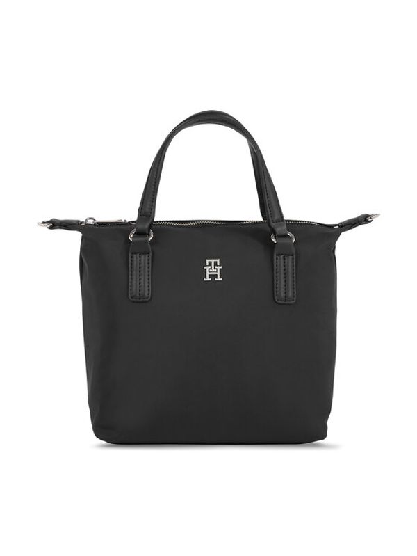 Tommy Hilfiger Tommy Hilfiger Torbica Poppy Th Small Tote AW0AW15640 Crna