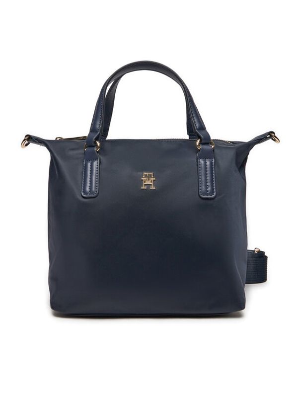 Tommy Hilfiger Tommy Hilfiger Torbica Poppy Th Small Tote AW0AW15640 Tamnoplava
