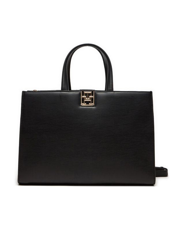 Tommy Hilfiger Tommy Hilfiger Torbica Reset Satchel AW0AW16296 Crna