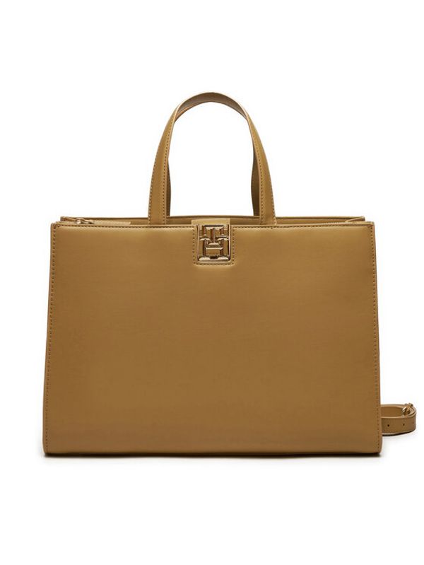 Tommy Hilfiger Tommy Hilfiger Torbica Reset Satchel AW0AW16296 Smeđa
